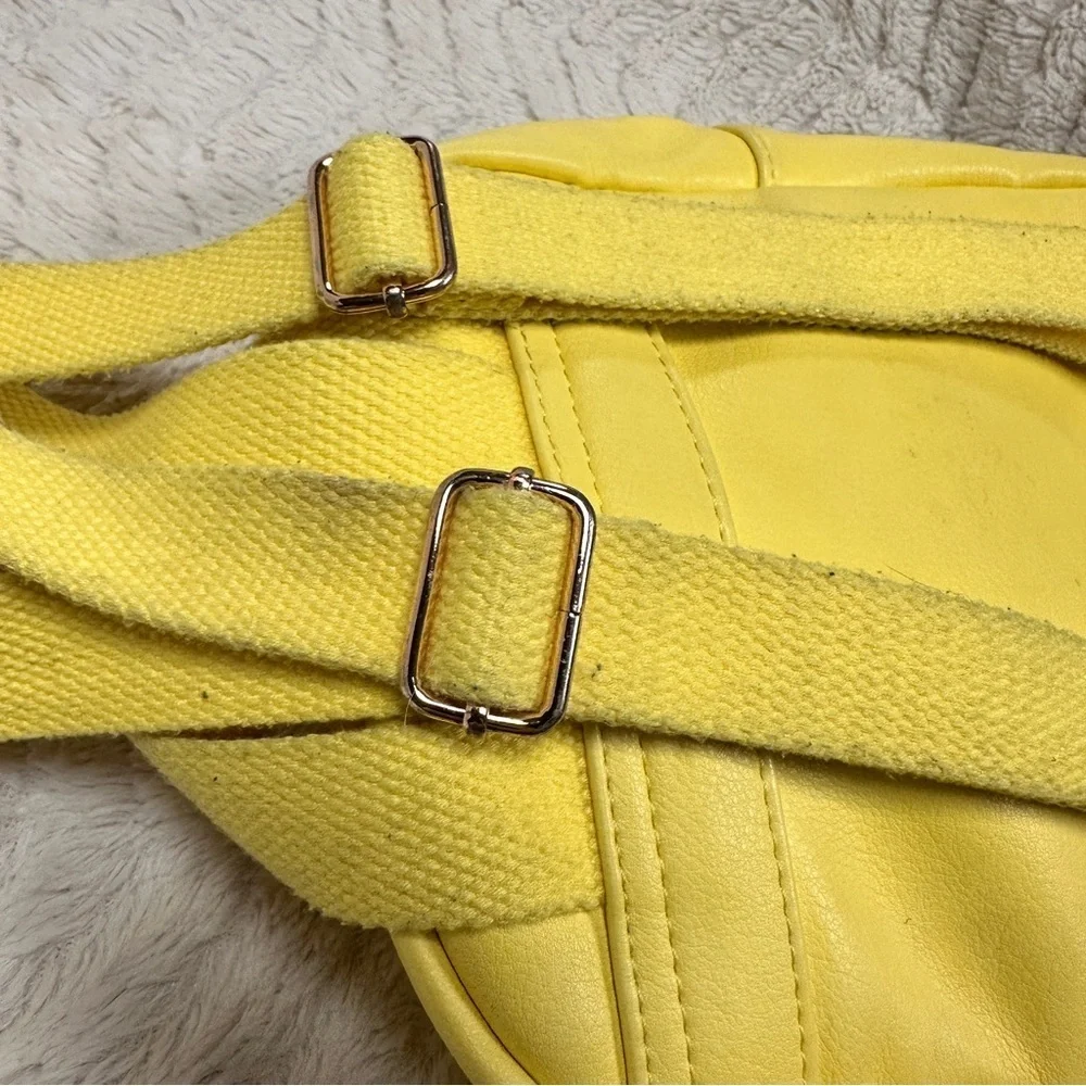 Art class brand, super cute lemon yellow vegan backpack